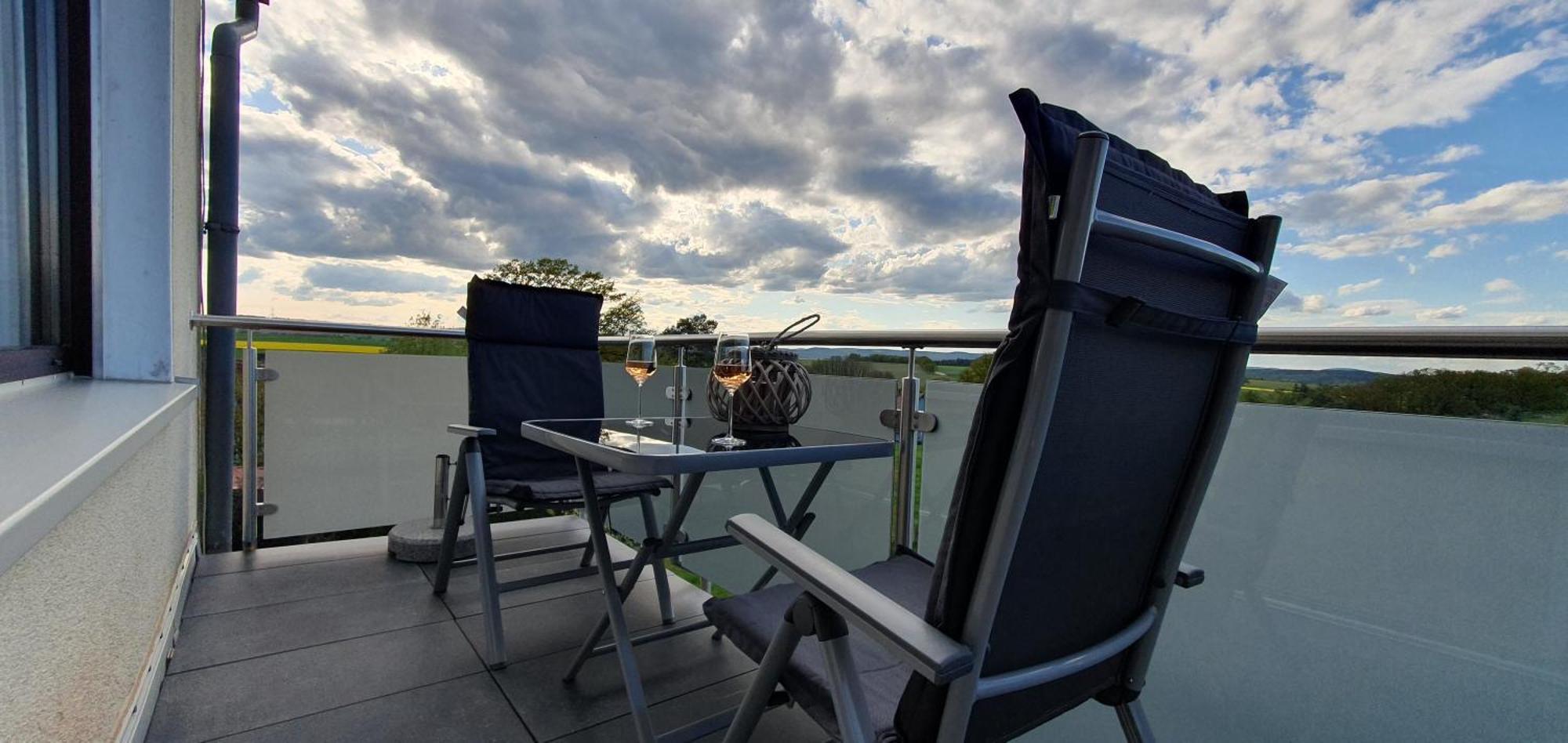 Ferienwohnung Landblick Homberg  Exterior foto